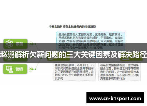 赵鹏解析欠薪问题的三大关键因素及解决路径